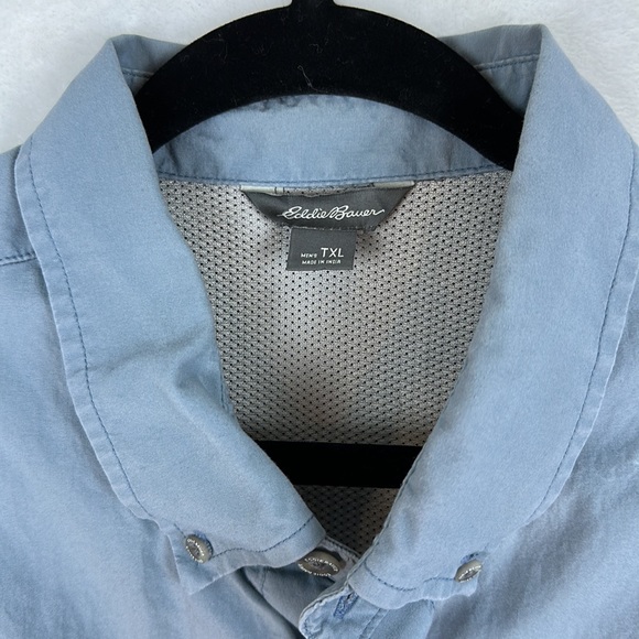 Eddie Bauer Men’s Short Sleeve Fishing Shirt Size TXL - Picture 4 of 10